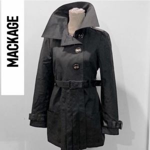 Mackage Black Trench Coat